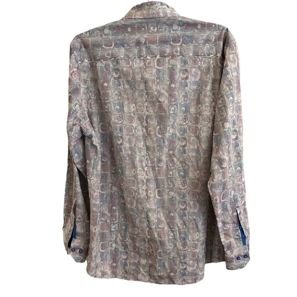 Visconti Limited Edition Signature Series Multi-Color Mens Shirt Size Large - Picture 3 of 7